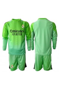 Real Madrid Maalivahti Jalkapallovaatteet Lasten Vieraspeliasu 2025-26 Pitkähihainen (+ Lyhyet housut)